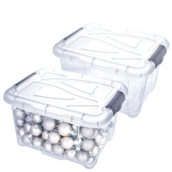 Box HAMBURG mit Deckel, 17 L, 23 x 40 x 32 cm,