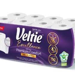 Toilettenpapier 16er Pack , 4lagig, 150 Blatt, Weiß