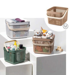 Korb AMALFI M, 25,5×24,5×15 cm, farb. sort.