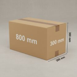 Versandkarton Größe B, 800 x 300 x 200 mm,